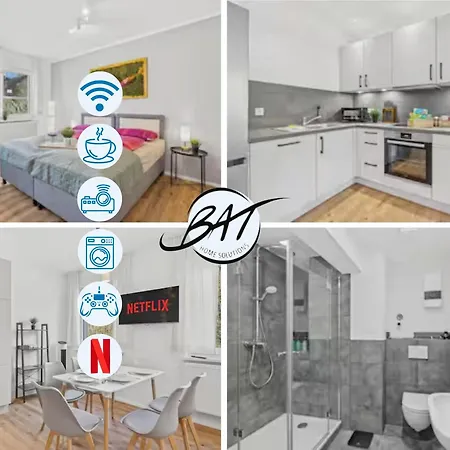 Bat Solutions Altstadt - Alles Was Ein Nicht Bietet - 3 45 Bis 75 Qm Fuer Bis Zu 12 Personen - Direkt Unter Der Burg - 2 Min Zur Altstadt - Weinbergblick, Heimkino Und E-ladesaeulen * 사르부르크