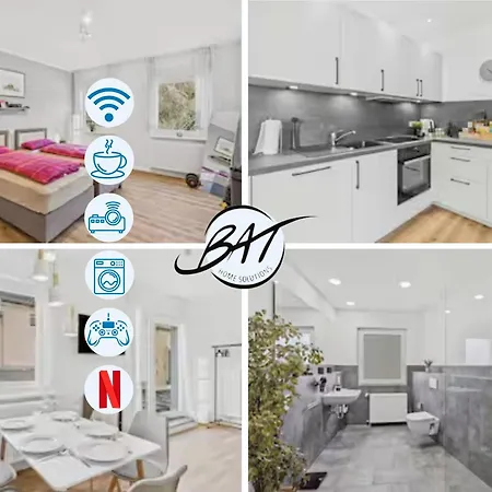 Bat Home Solutions Saarburg Altstadt - Alles Was Ein Hotel Nicht Bietet - 3 Apartments 45 Bis 75 Qm Fuer Bis Zu 12 Personen - Direkt Unter Der Burg - 2 Min Zur Altstadt - Weinbergblick Und Heimkino Daire Saarburg