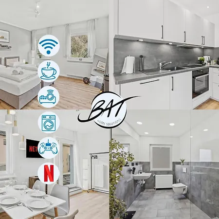 Bat Home Solutions Saarburg Altstadt - Alles Was Ein Hotel Nicht Bietet - 3 Apartments 45 Bis 75 Qm Fuer Bis Zu 12 Personen - Direkt Unter Der Burg - 2 Min Zur Altstadt - Weinbergblick Und Heimkino *