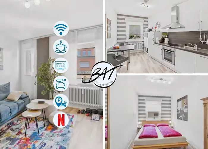 Bat Solutions Altstadt - Alles Was Ein Nicht Bietet - 3 45 Bis 75 Qm Fuer Bis Zu 12 Personen - Direkt Unter Der Burg - 2 Min Zur Altstadt - Weinbergblick, Heimkino Und E-ladesaeulen 아파트 *
