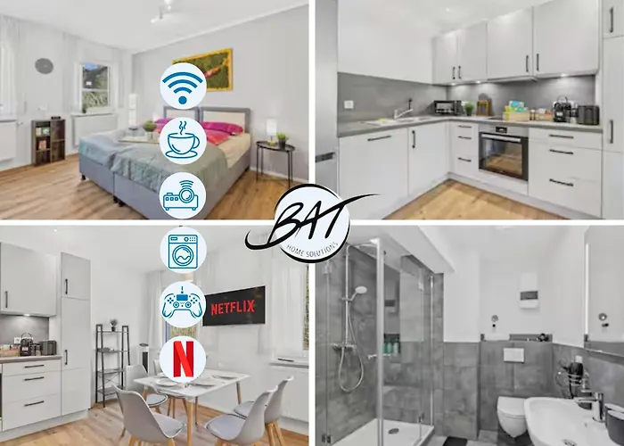 Bat Solutions Altstadt - Alles Was Ein Nicht Bietet - 3 45 Bis 75 Qm Fuer Bis Zu 12 Personen - Direkt Unter Der Burg - 2 Min Zur Altstadt - Weinbergblick, Heimkino Und E-ladesaeulen * 사르부르크