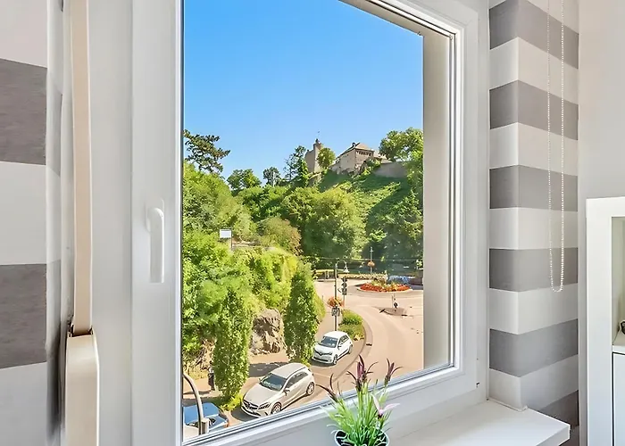 아파트 Bat Solutions Altstadt - Alles Was Ein Nicht Bietet - 3 45 Bis 75 Qm Fuer Bis Zu 12 Personen - Direkt Unter Der Burg - 2 Min Zur Altstadt - Weinbergblick, Heimkino Und E-ladesaeulen