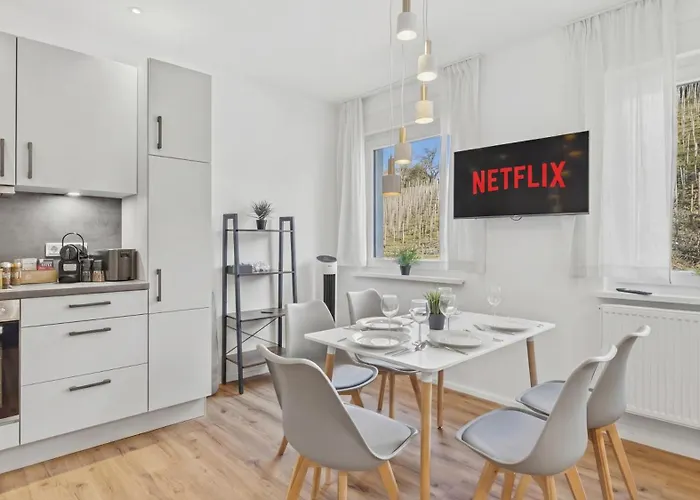 Bat Solutions Altstadt - Alles Was Ein Nicht Bietet - 3 45 Bis 75 Qm Fuer Bis Zu 12 Personen - Direkt Unter Der Burg - 2 Min Zur Altstadt - Weinbergblick, Heimkino Und E-ladesaeulen * 사르부르크